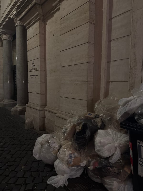 Late night documentation of Six Senses Hotel Rome exterior
