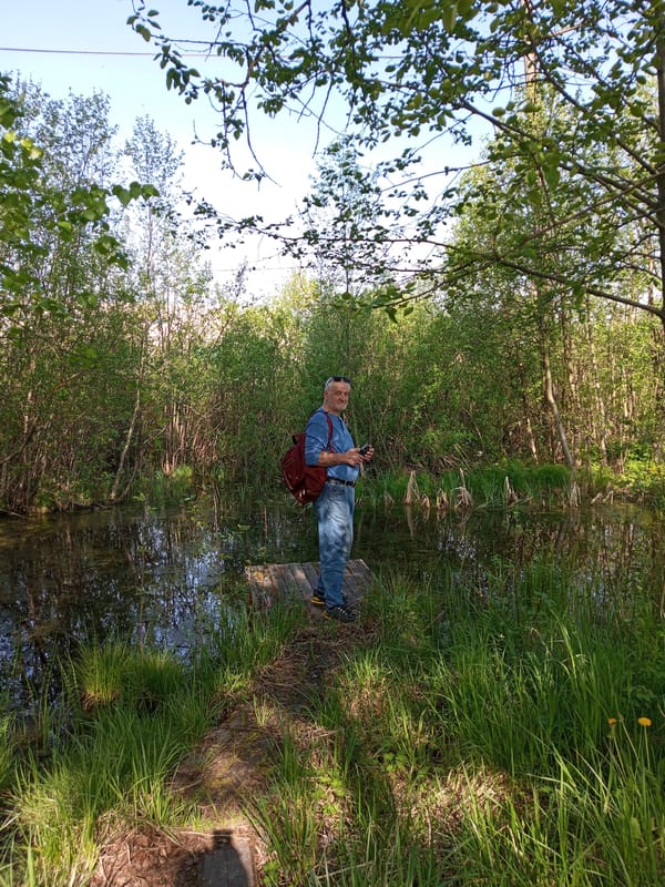 Man spotted in wooded area near pond in Kommunar