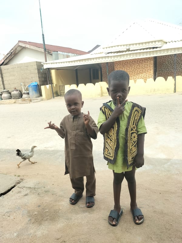 Morning street life documented across residential Jalingo, Nigeria
