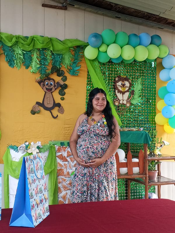 Jungle-themed baby shower celebrated in Altagracia, Venezuela
