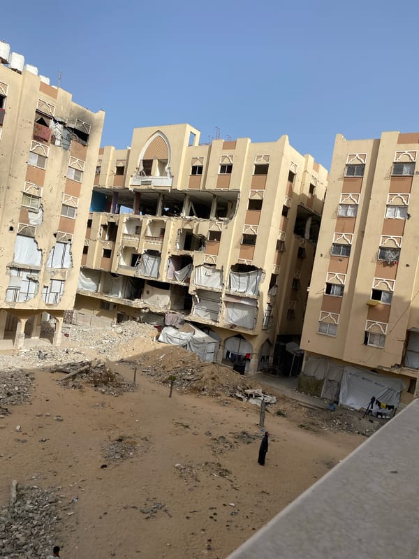 Extensive building damage documented across Khan Yunis residential areas