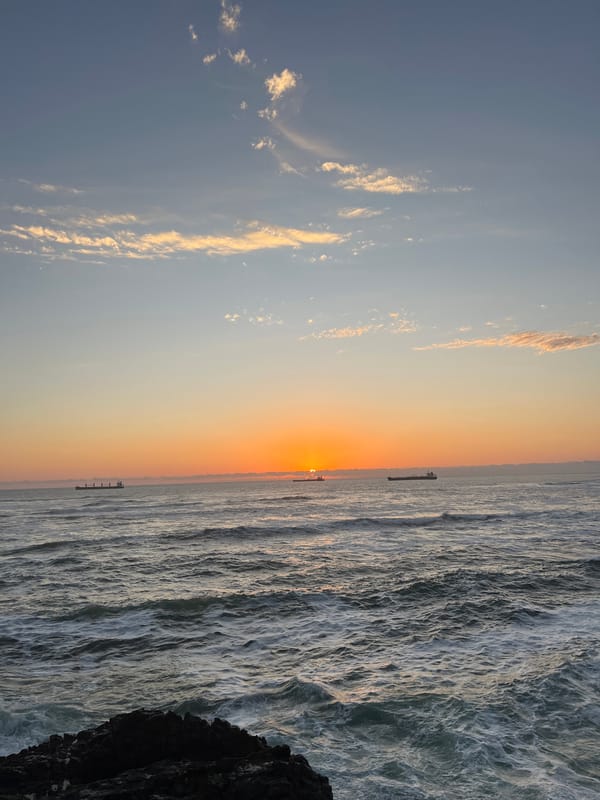 Sunset moments captured along Arica's Pacific coastline