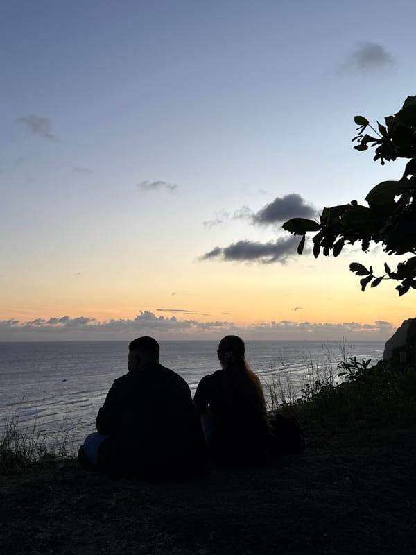 Coastal road scenery captured in Ungasan, Indonesia