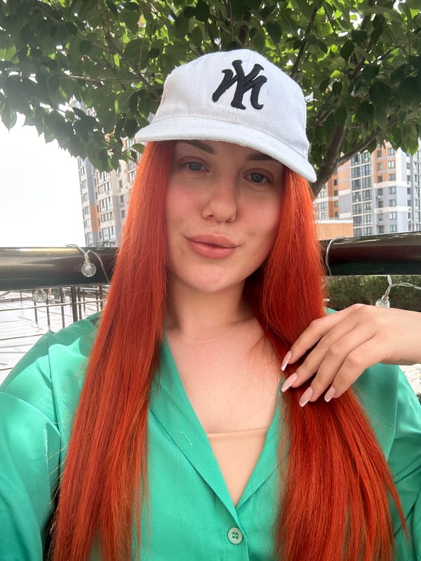 Outdoor selfie session in Lymanka, Ukraine
