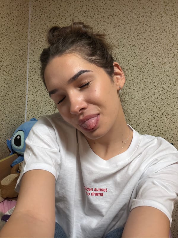 Woman photographed in relaxed poses indoors in Sofia