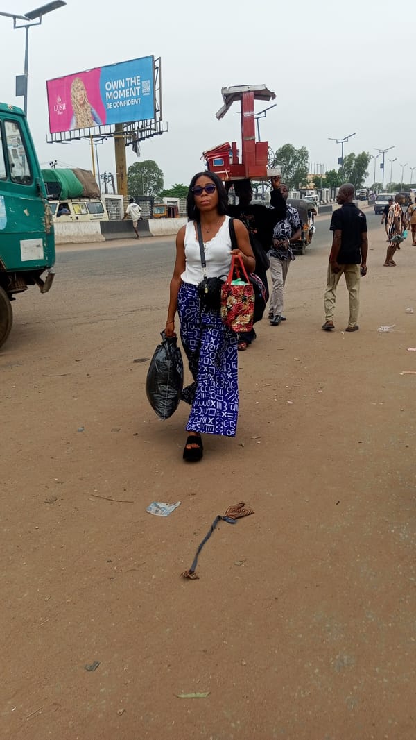 Morning market activity documented in Onitsha, Nigeria