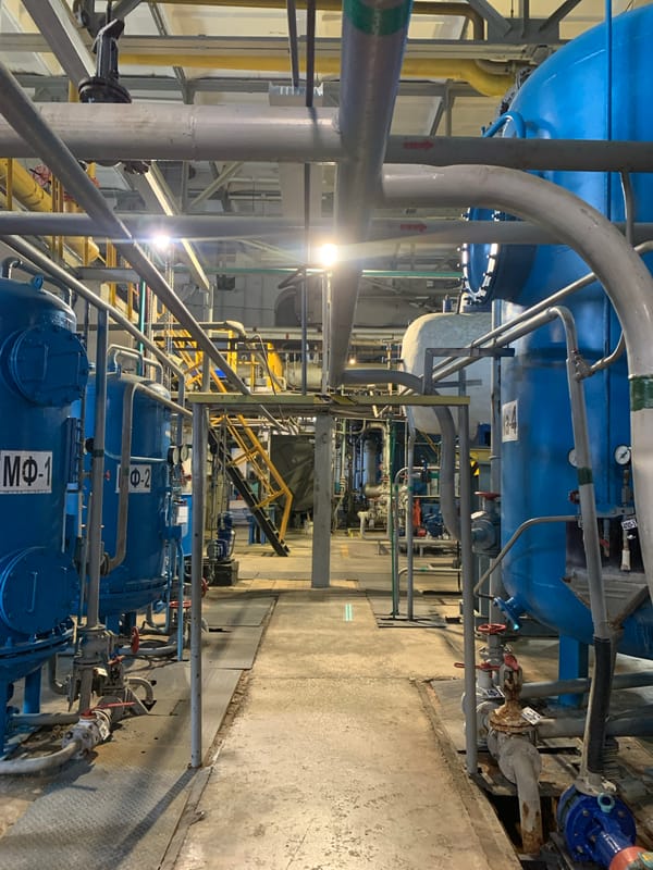 Industrial facility documented in Chaikovsky, Russia