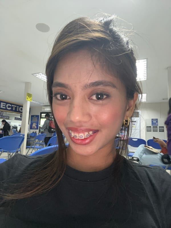 Waiting area selfies and queue scenes at a Tagum City government office