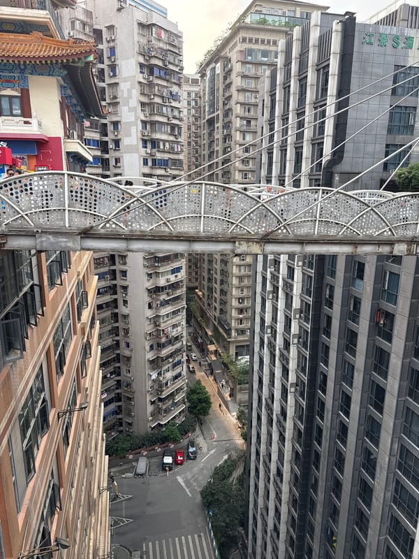 Morning street life documented in Chongqing's Yuzhong District