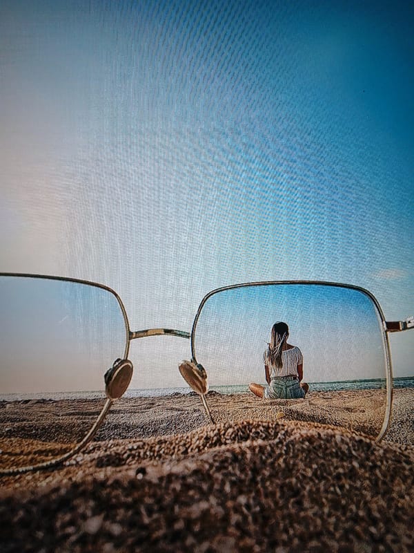 Eclectic personal photo mix: beaches, nature, quotes, and quirky art
