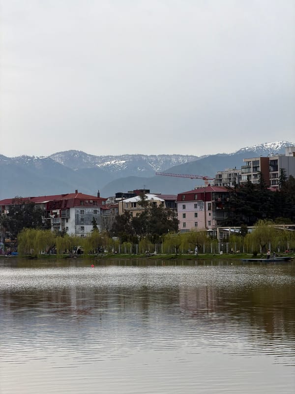 Georgian cuisine enjoyed outdoors in Batumi