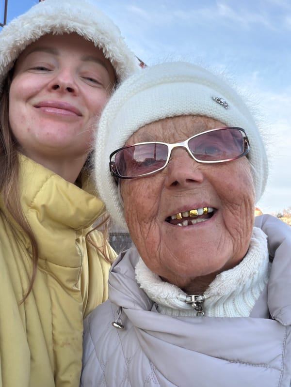 Family gathering documented through flowers, portraits in Valozhyn, Belarus