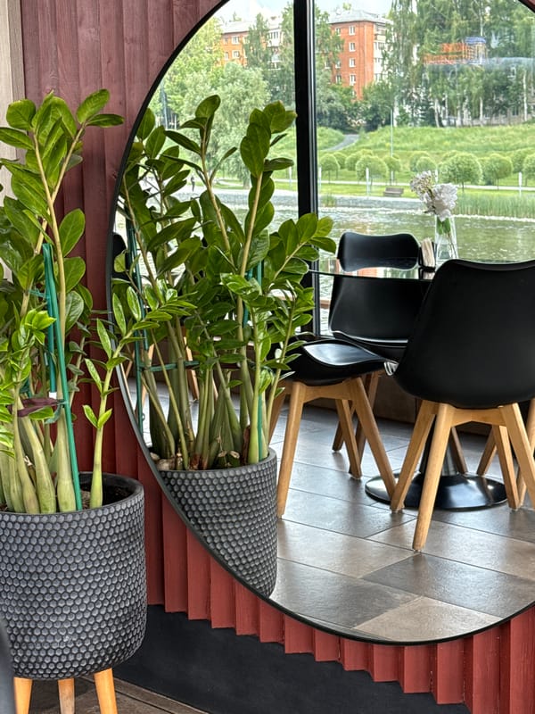 Waterfront cafe and boardwalk scene in Votkinsk, Russia