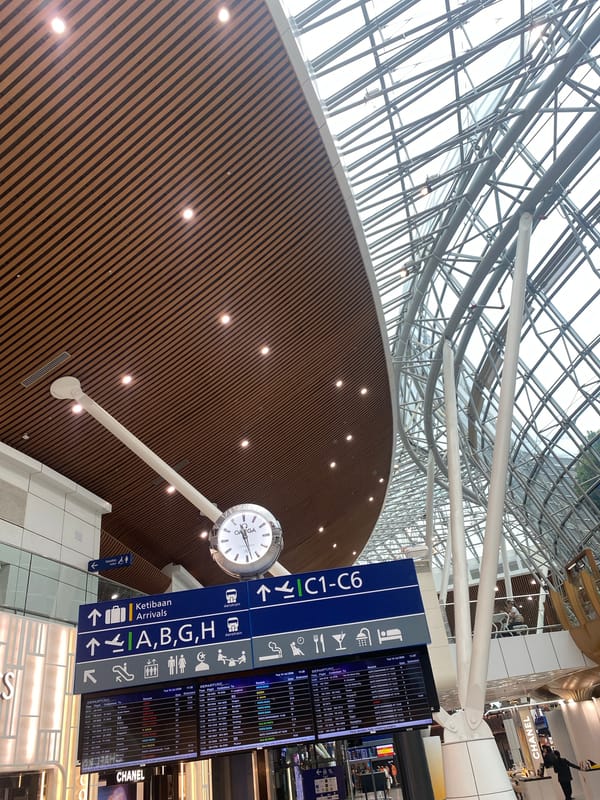 Inside KLIA's striking terminal architecture in Sepang