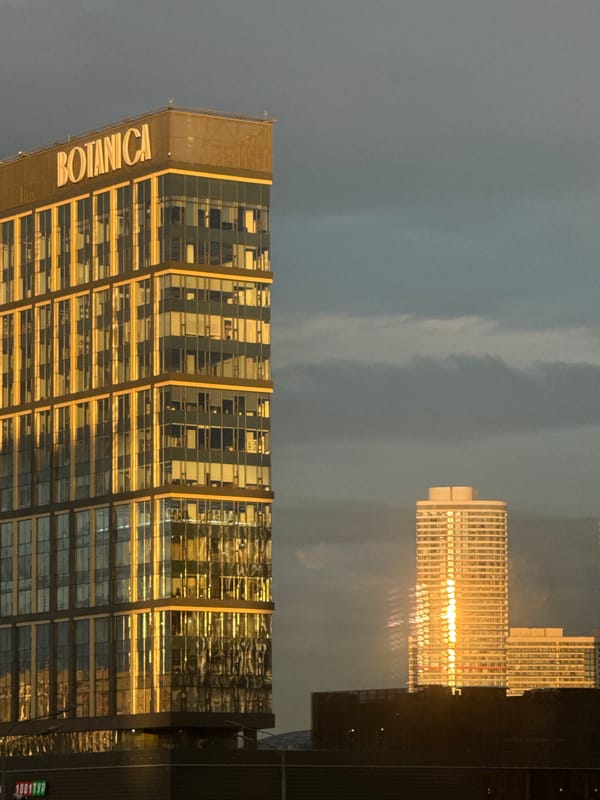 Afternoon scenes captured in Khimki featuring buildings and sunlit interiors