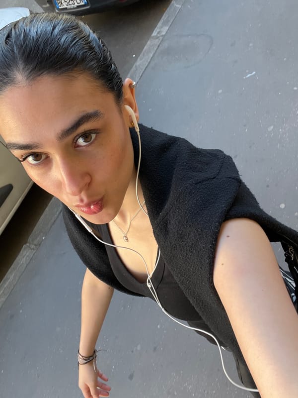 Woman in black observed walking Lyon street Wednesday morning