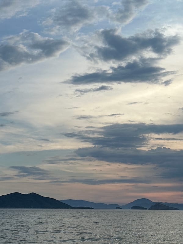 Sunset coastal views captured in Fethiye, Turkey