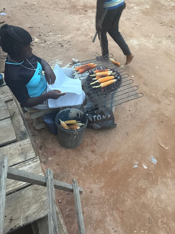 An evening at home in Obosi, Nigeria, inside and out