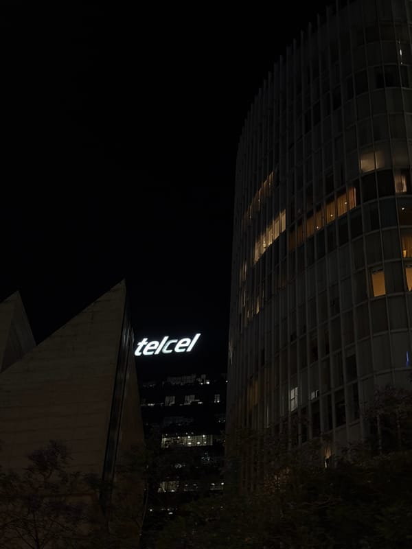 Nighttime documentation of Mexico City landmarks and indoor spaces