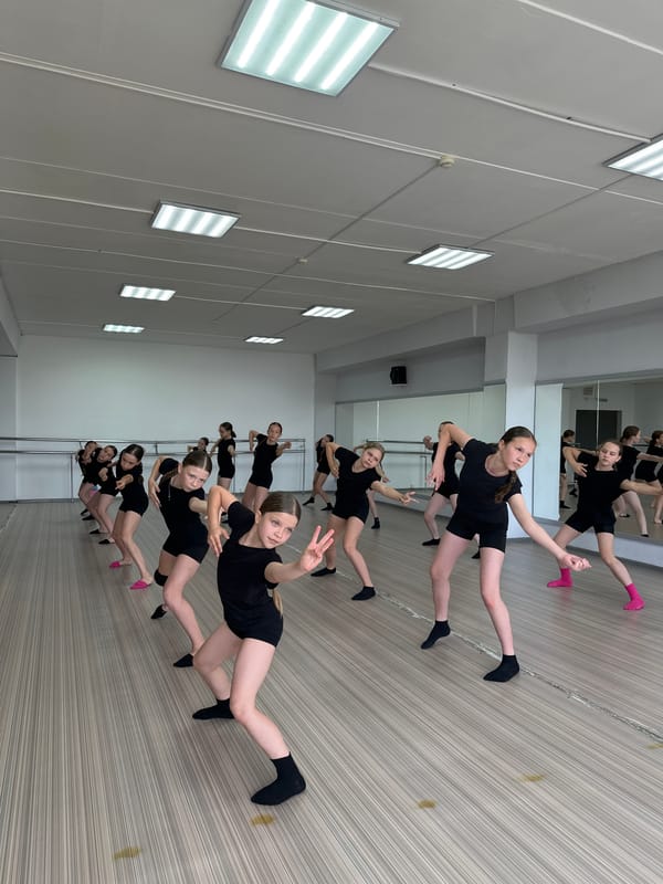 Dance class in session at a Votkinsk studio