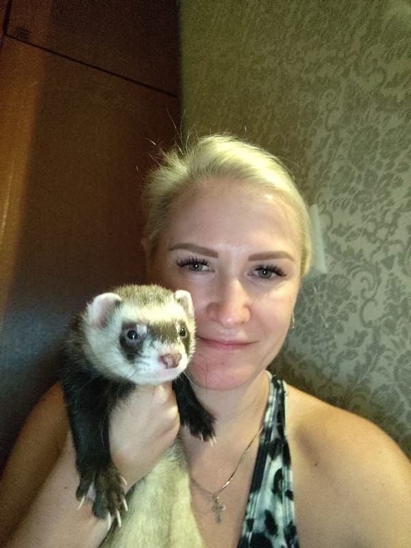 Kyiv ferret gets its close-up moment