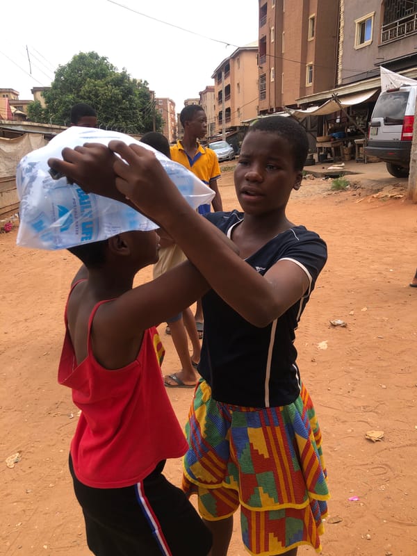 Daily life documented in Nigerian commercial centers