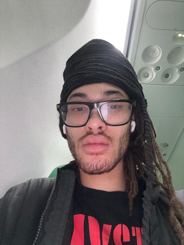 Person with dreadlocks photographed in Paray-Vieille-Poste early morning