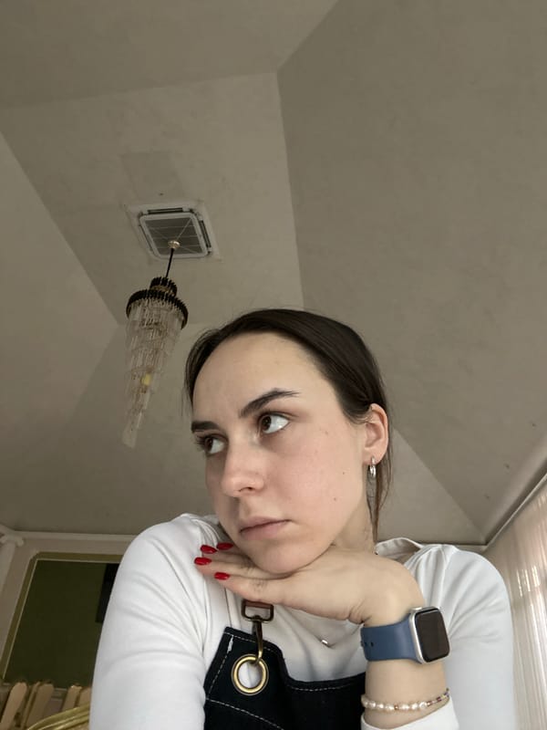Personal selfie session with tech devices in Russian village