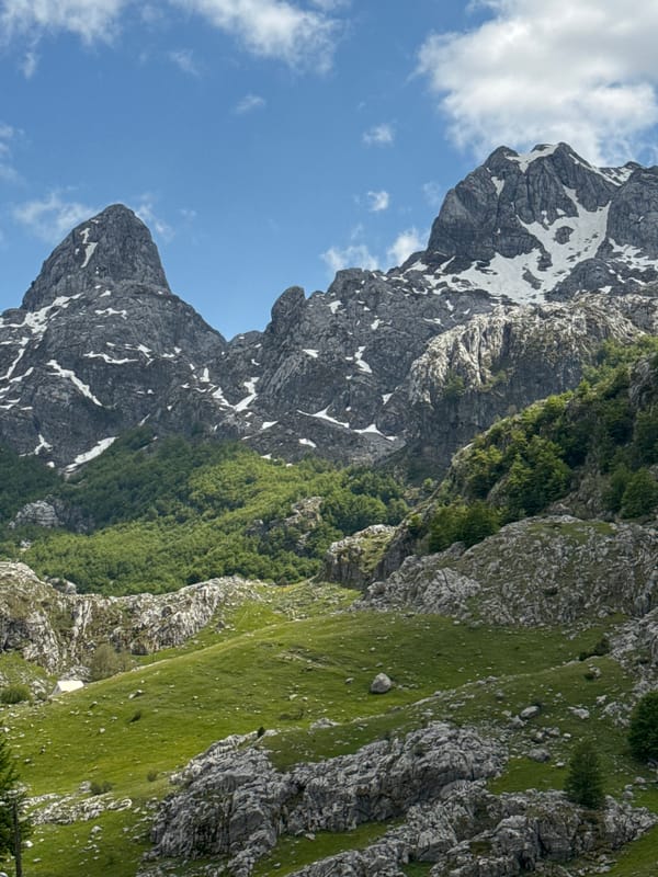 Hikers explore Montenegro mountains, encounter wildlife during afternoon outing