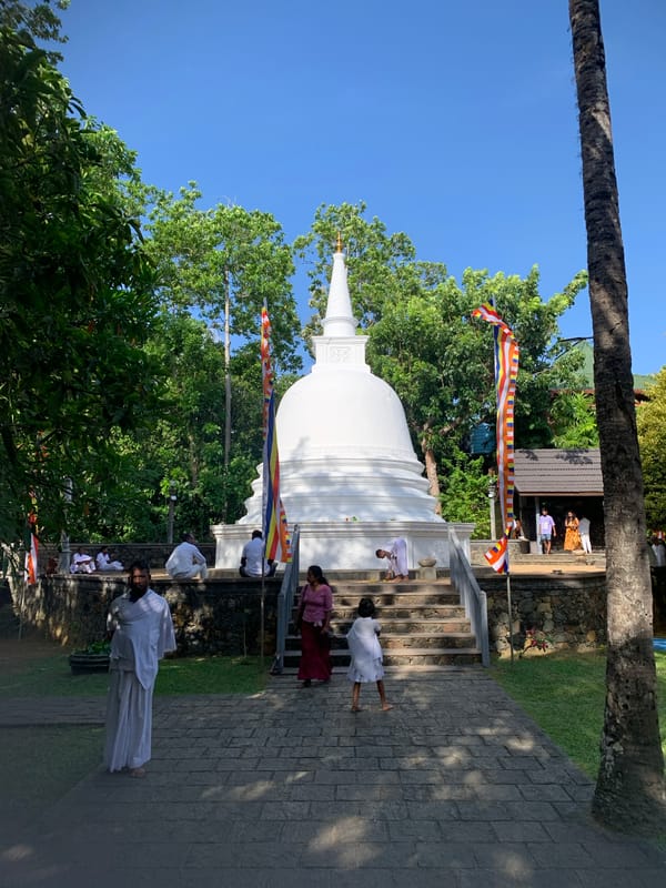 Buddhist ceremony draws devotees to Sri Lankan temples