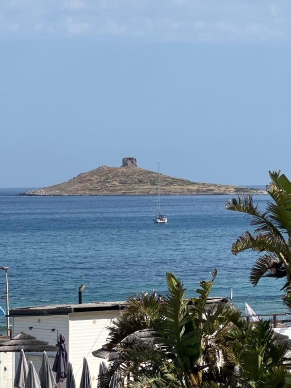 Resort workers maintain Sicilian coastal properties during morning hours