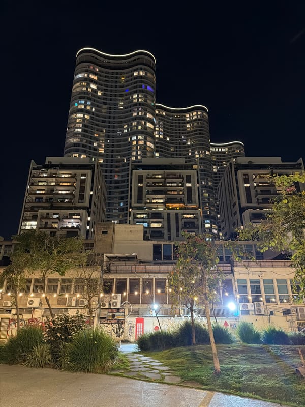 Tel Aviv residents document evening shopping, dining, urban life