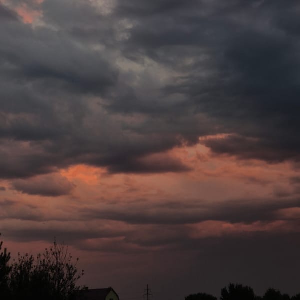 Summer evening in Новостройка: storms, cicadas, and fried potatoes