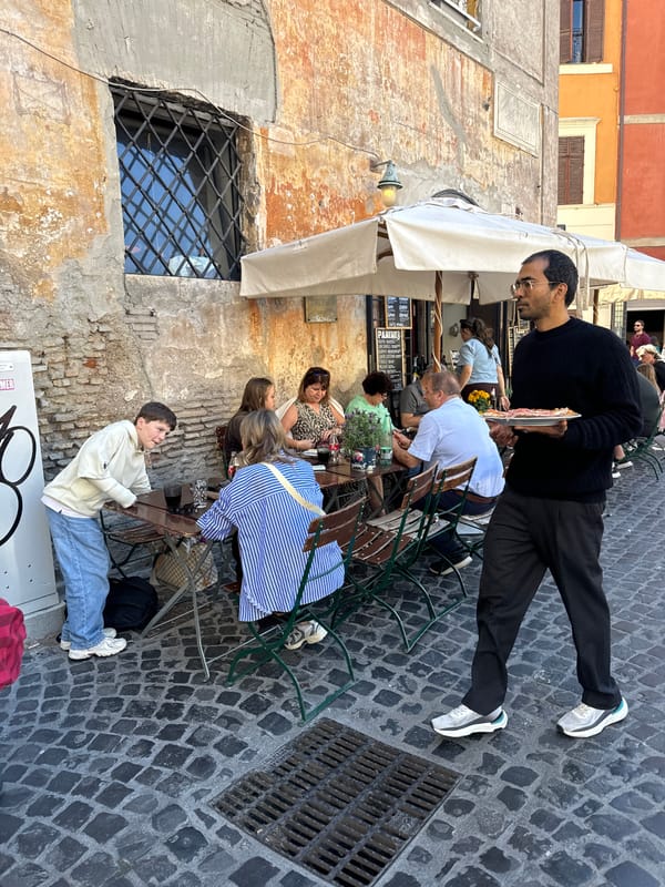 Casual afternoon moments captured across Rome city center