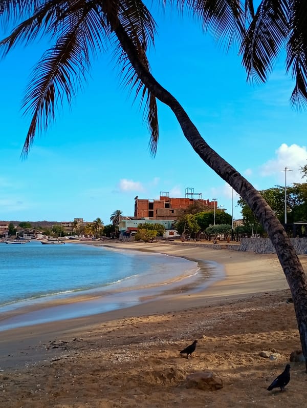 Coastal scenes documented at Juan Griego Bay, Venezuela