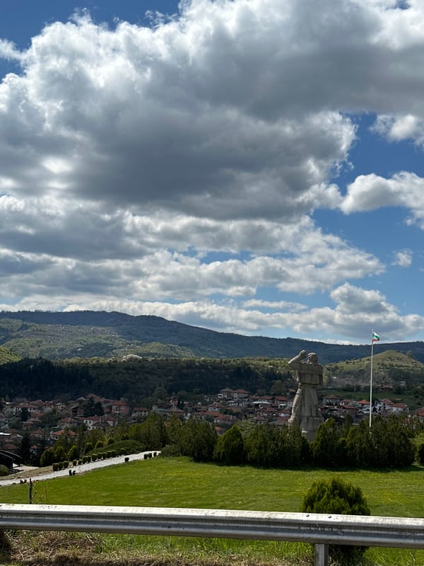 Monument of Stoimen Chakarvoyvoda documented in Klisura, Bulgaria