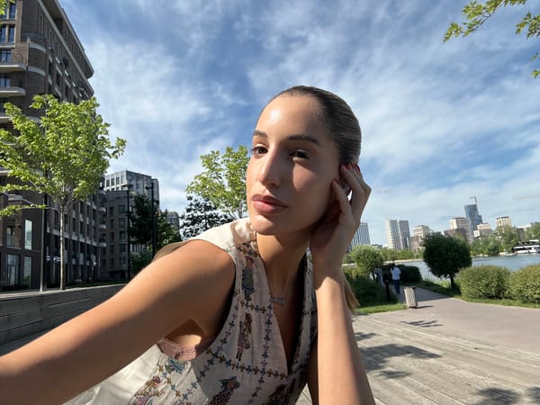 Quiet morning by a Moscow waterfront, indoors and out