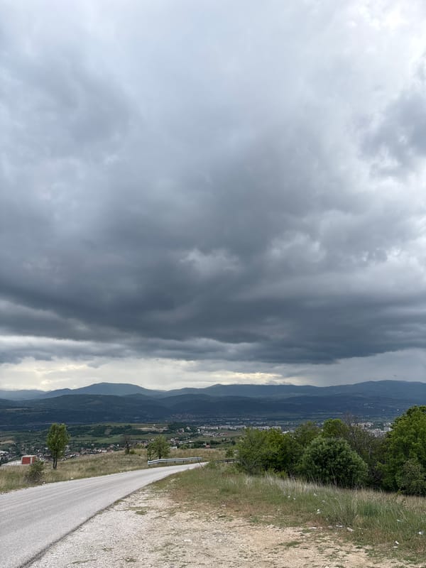 Witness documents rural-to-urban journey under overcast skies