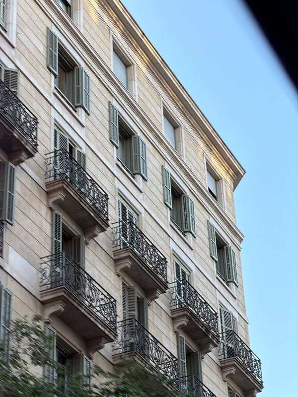 Casa Batlló's facade up close, golden hour on Passeig de Gràcia