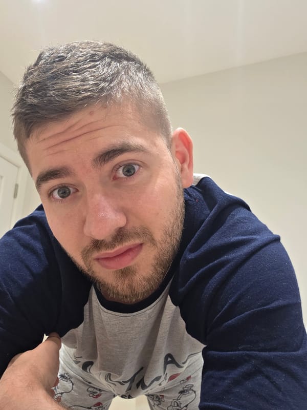 Man takes early morning selfie in Bulgarian village