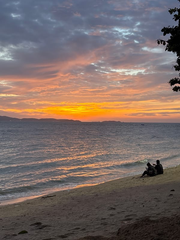 Gulf of Thailand sunset, Pattaya City