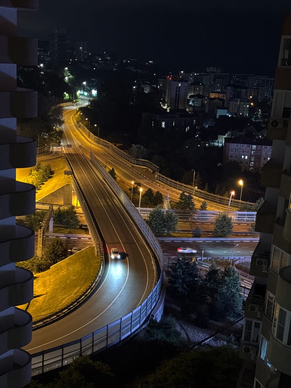 Nighttime urban documentation and selfies captured in Sochi, Russia