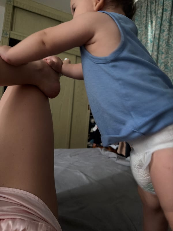 Lazy morning in Sharm El Sheikh: pajamas, pancakes, and a baby