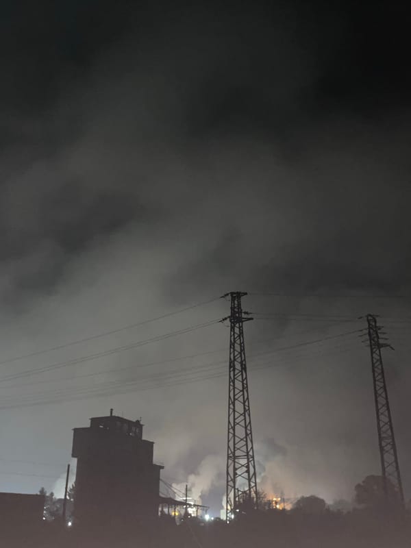 Person observed on ground near power infrastructure in Razgrad