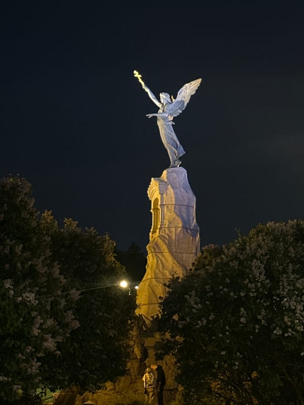 Nighttime walk documents Tallinn monuments and waterfront areas