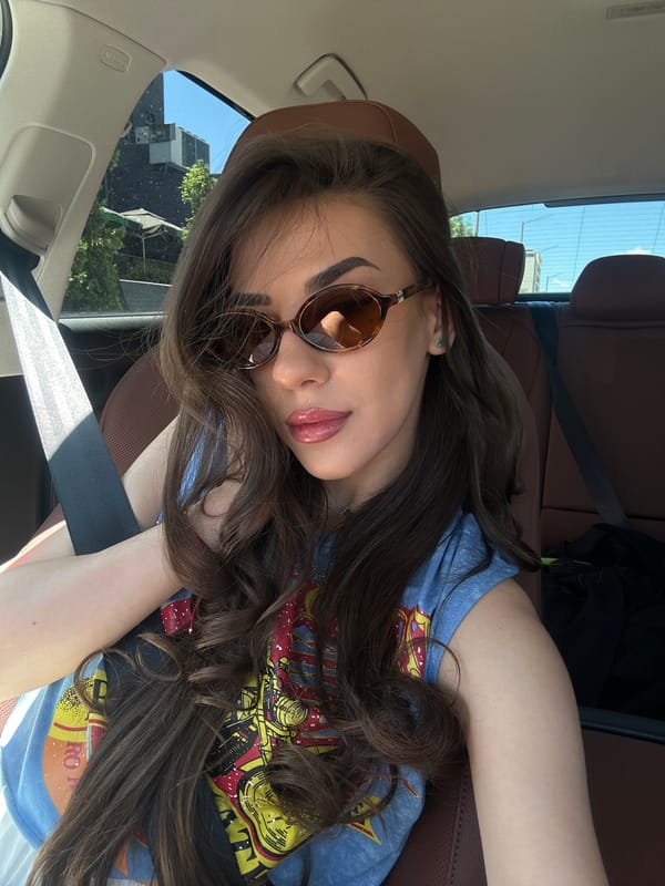 Car selfies in Sofia