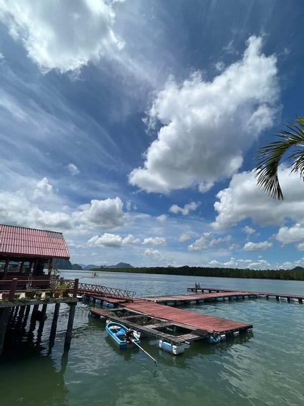 Morning at Ko Panyi, Thailand's iconic stilt village market