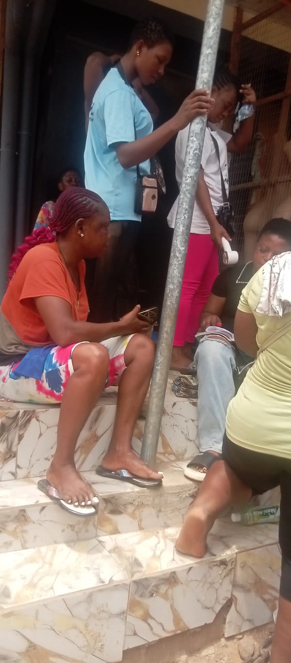 Daily life scenes documented across Fegge, Nigeria marketplace