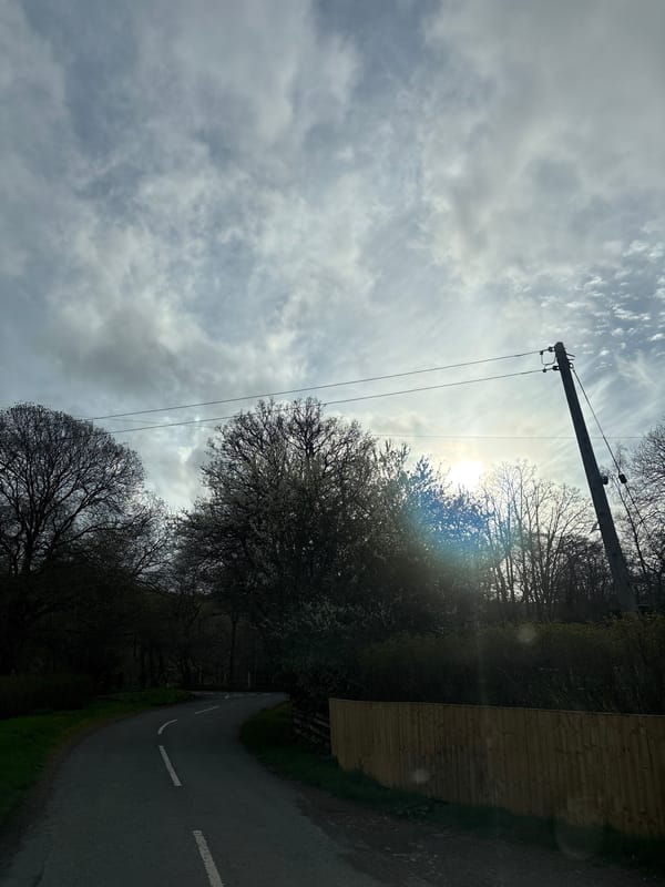 Routine rural road scenes documented in Shropshire countryside