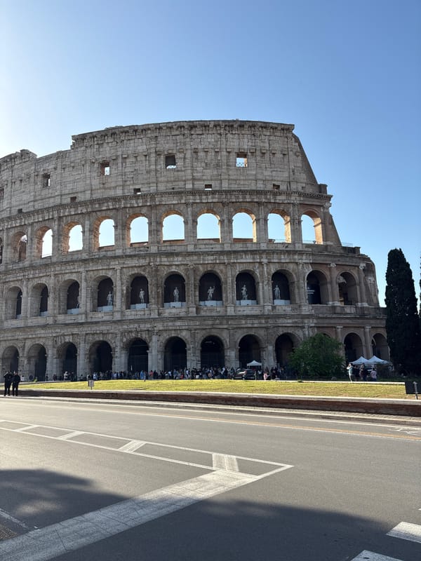 Morning visit to Rome's Colosseum and ancient monuments documented